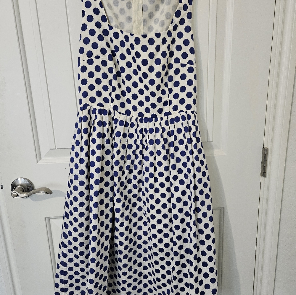 Delias blue polka dot dress